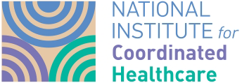 blue and green logo for the National Institute of Coordinated Healthcare